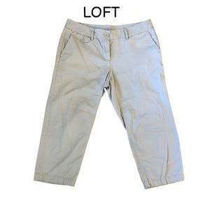 LOFT modern cropped pants